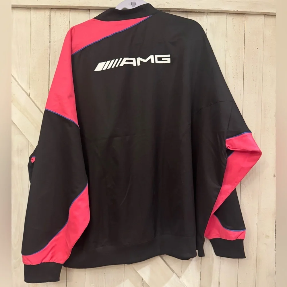 PUMA x AMG Mercedes Motorsport Jacket XXL β Black/Pink/Green/Blue β NWT - Picture 8 of 8